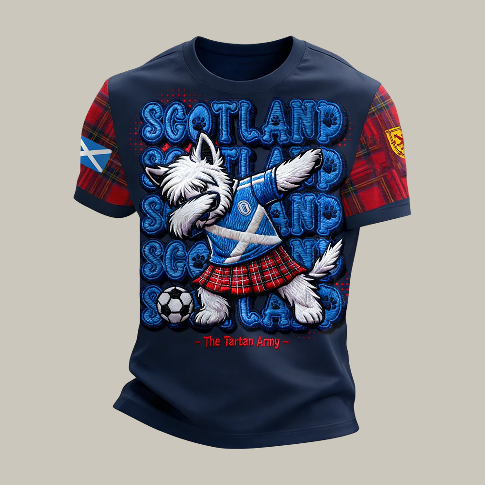 FIFA World Cup 2026 Scotland Tartan Army T-Shirt 2026 World Cup Tee Soccer Lover Gift Idea
