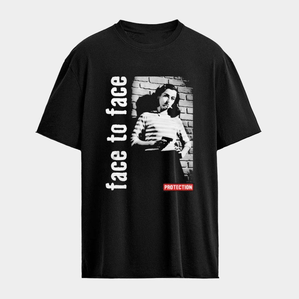 Face To Face Protection Cigarettes T-Shirt Unique Birthday Gift For Sister