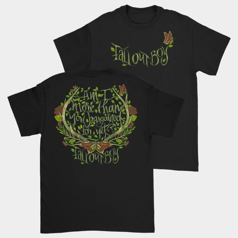 Fall Out Boy Merch Antler T-Shirt Fall Out Boy Shirt Gift Ideas For Rock Lovers