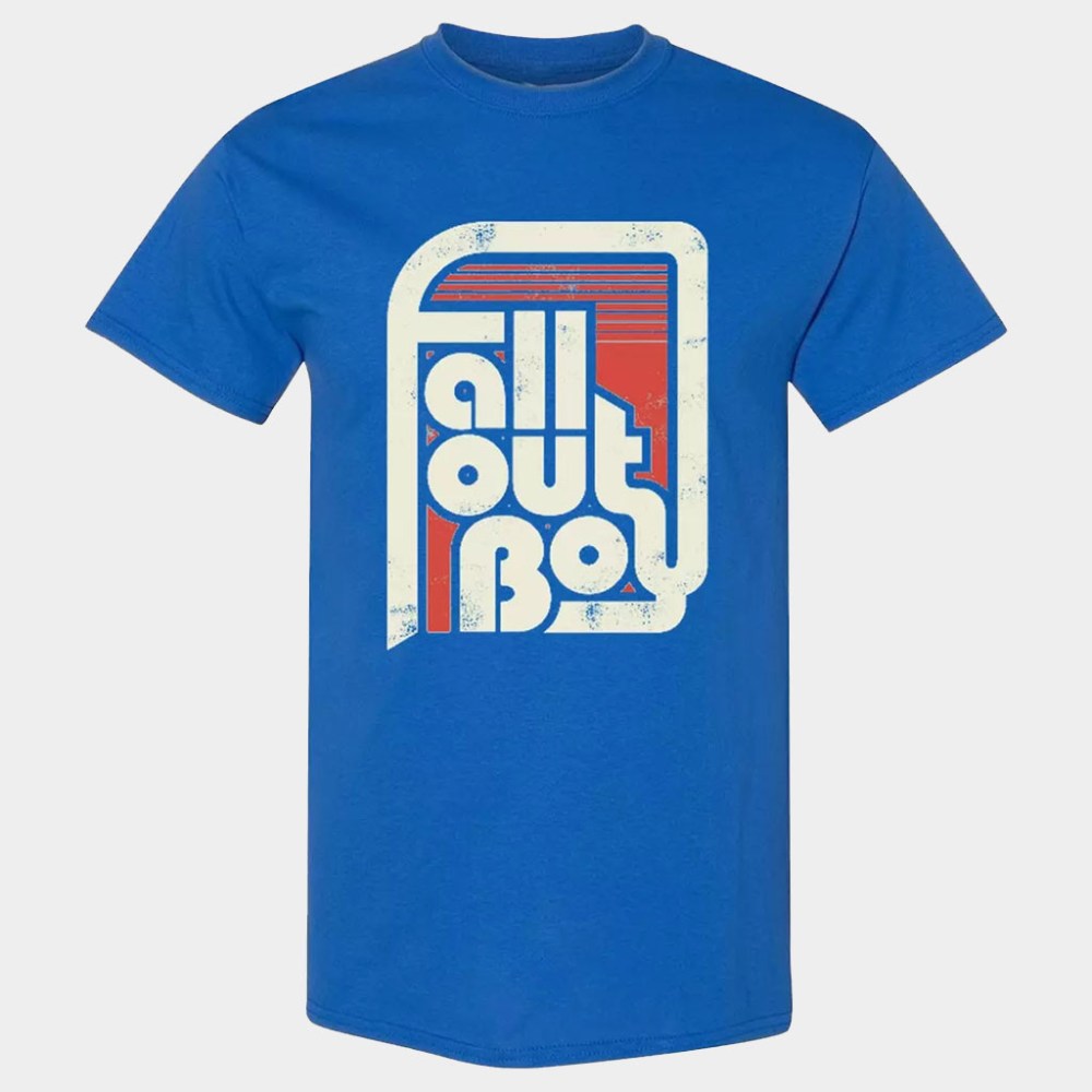Fall Out Boy Merch Fall Out Boy Retro Logo T-Shirt Birthday Gift For Friends