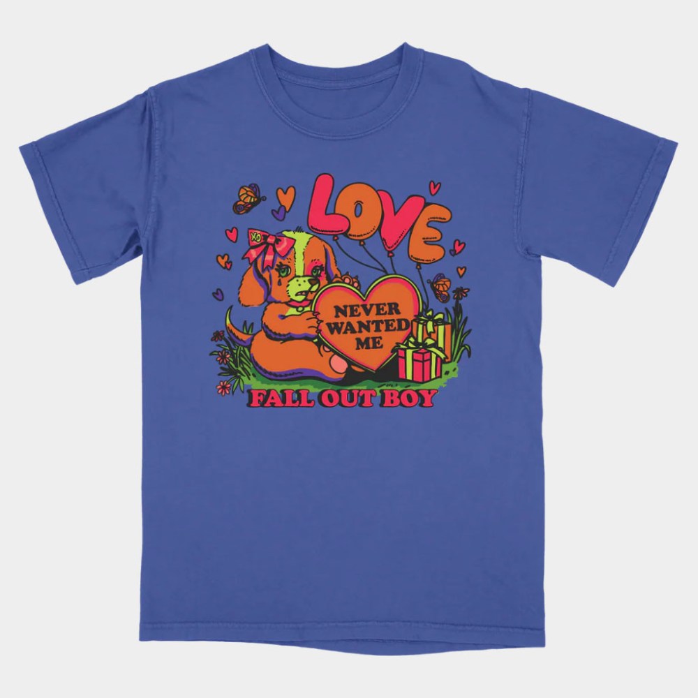 Fall Out Boy Merch Never Wanted Me T-Shirt Fall Out Boy Shirt Gift For Rock Band Fans