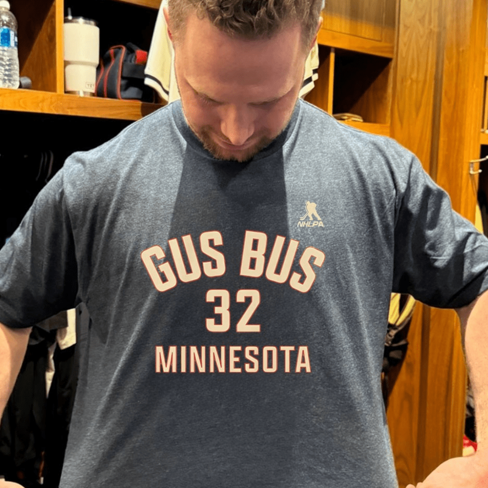 Filip Gustavsson 32 Minnesota Wild Gus Bus Number And Name Shirt Best Friend Birthday Gifts