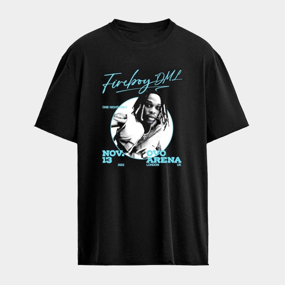 Fireboy DML One Night Only T-Shirt Fireboy DML Merch Best Gifts For Husband