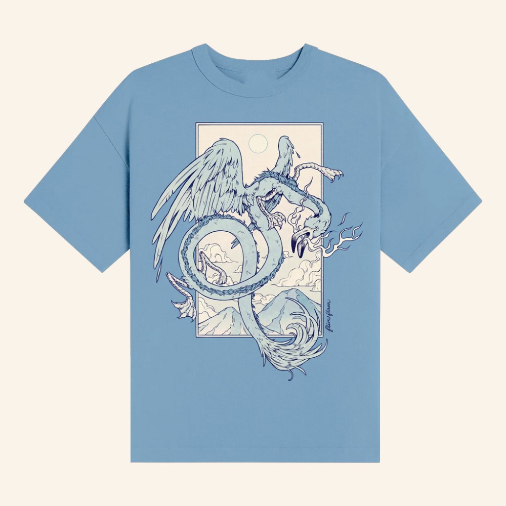 Flim Flam Merch Flamingo Dragon T-Shirt Cool Christmas Gifts For Guys