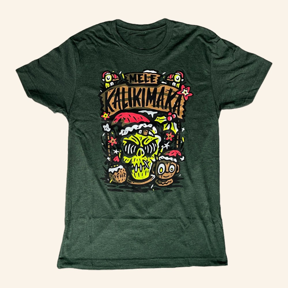 Flying House Threads Merch Mele Kalikimaka 2 0 T-Shirt Christmas Gift Ideas For Him