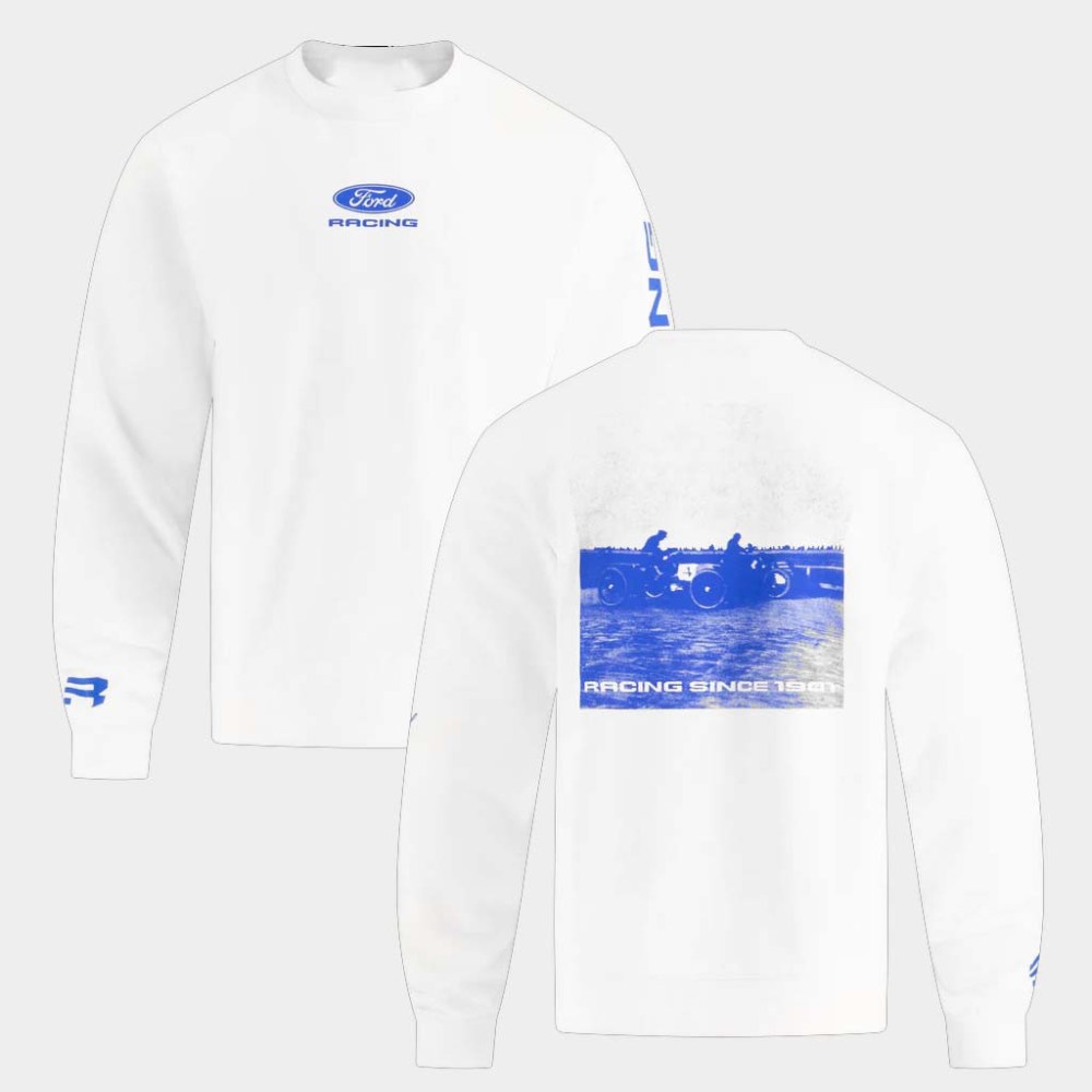 Ford Racing Merch Ford Racing Since 1901 Retro Crewneck Sweatshirt Gifts For Husband