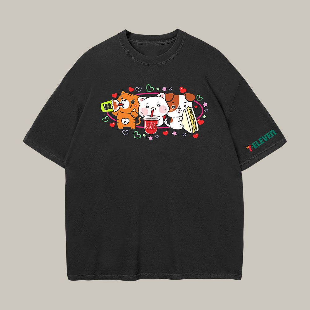 Friendship Cat 7 Eleven T-Shirt Lovely Cat Tee 7 Eleven Gift For Cat Mom