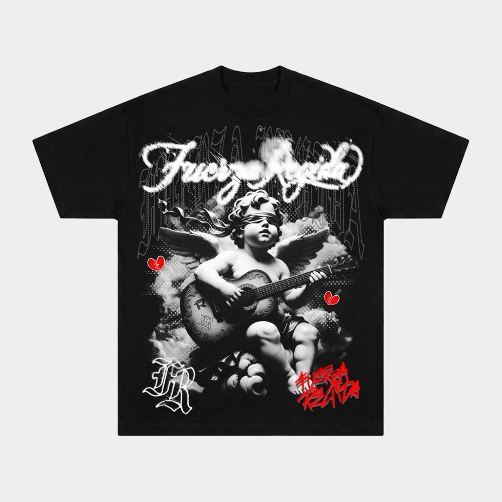 Fuerza Regida Merch Angel Fuerza Regida T-Shirt Gifts For Band Fans