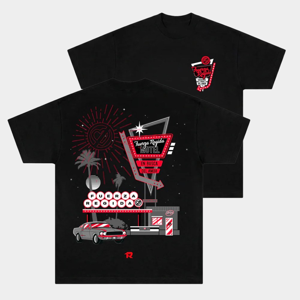 Fuerza Regida Merch FR Motel T-Shirt Fuerza Regida Shirt Gift Ideas For Him