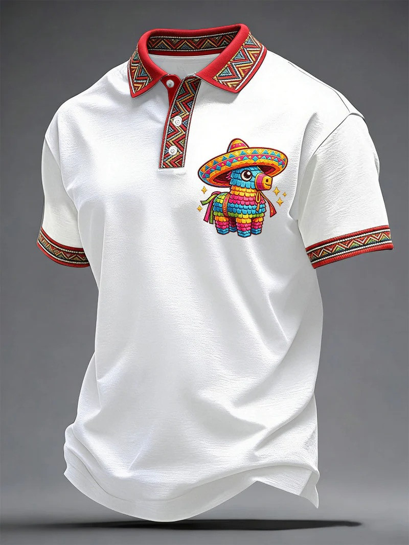 Funny Cinco De Mayo Polo Shirt Mexican Fiesta Sombrero With Ethnic Clothing Gift ideas