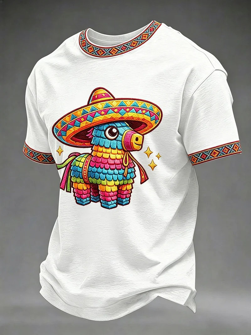 Funny Cinco De Mayo T-Shirt Mexican Fiesta Sombrero With Ethnic Apparel Mexico Lover Gift