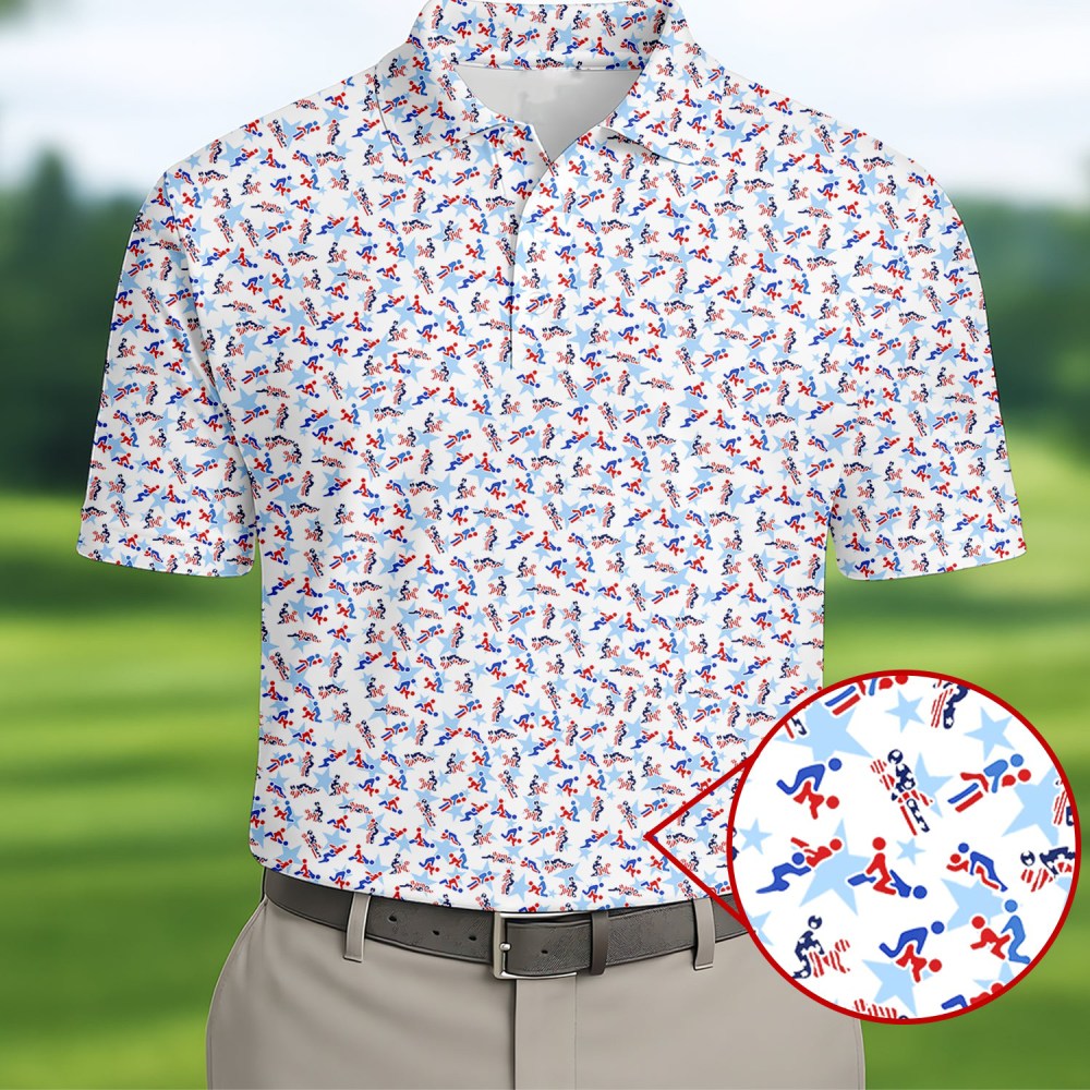 Funny Stick Figure Naughty Couple Golf Polo Shirt Best Golf Shirts Golf Humor Gifts