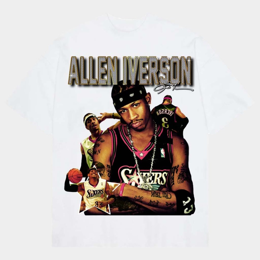 Fusion Pieces Merch Allen Iverson Shirt Presents For Basketball Fans