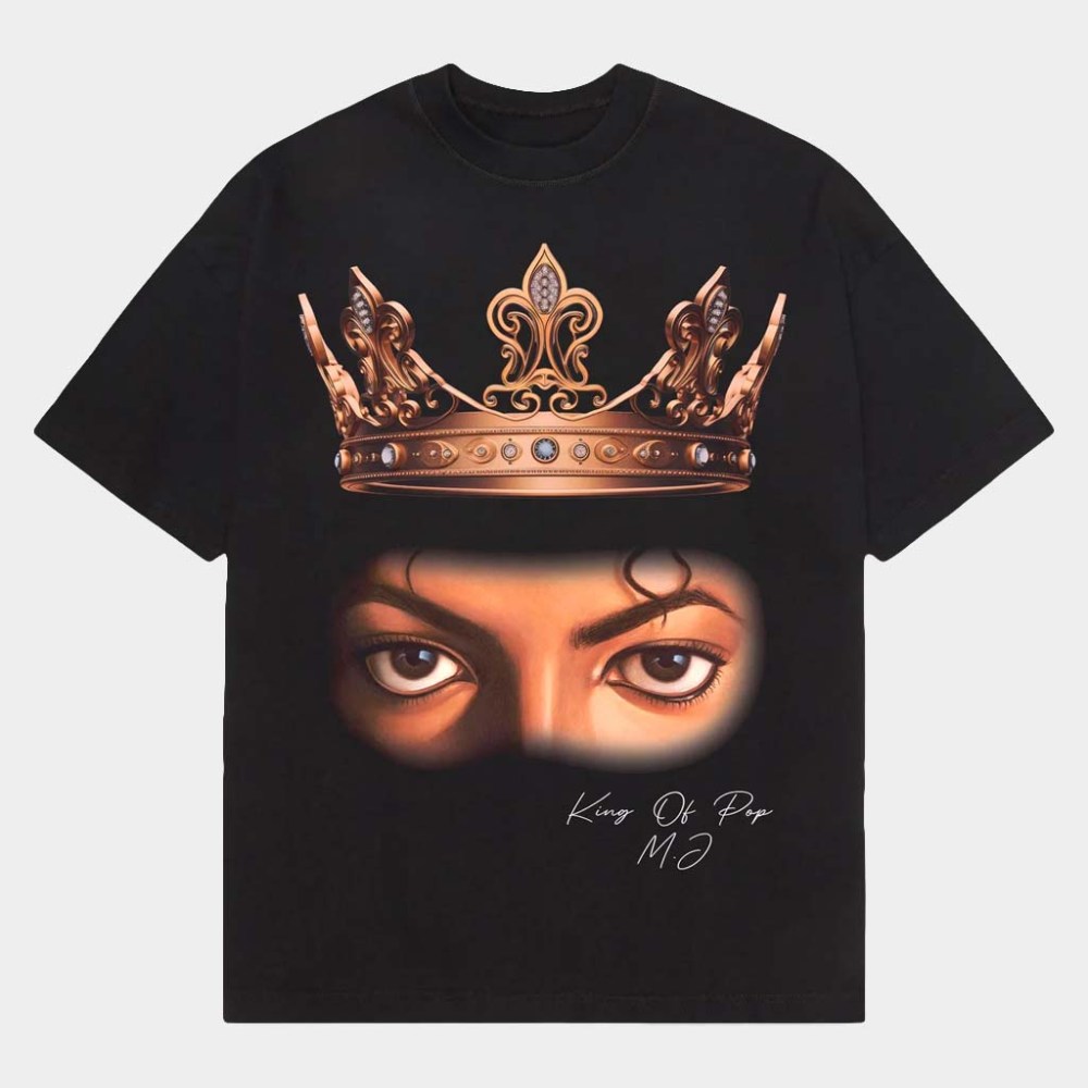 Fusion Pieces Merch MJ Big Face T-Shirt King Of Pop MJ Merch Gift Ideas For Fans