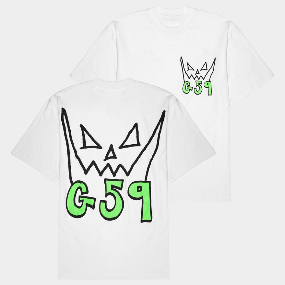 G59 Merch 2026 Hand Drawn T-Shirt Grey Five Nine Merch Gift Ideas For Hip Hop Lovers
