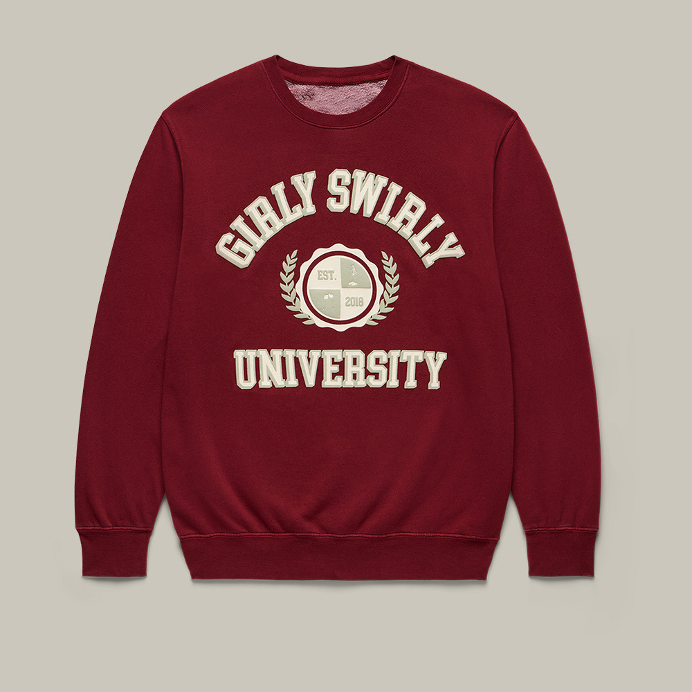 GSU Girly Swirly University The Toast Podcast Sweatshirt The Toast Podcast Apparel Present Idea For Fans