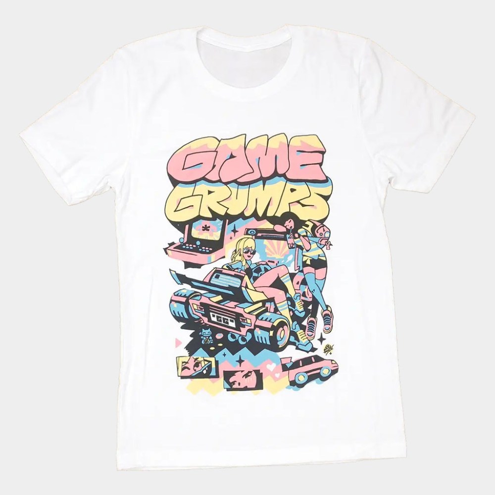 Game Grumps Merch Arcade Round 3 T-Shirt White Best Gifts For BFF