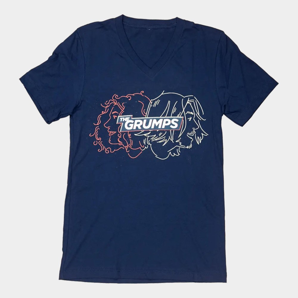 Game Grumps Merch The Grumps V-Neck Shirt Birthday Gifts For Gamers