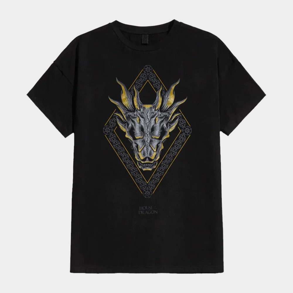 Game Of Thrones Merch Diamond Skull T-Shirt House Of The Dragon Shirt Gifts For BFF