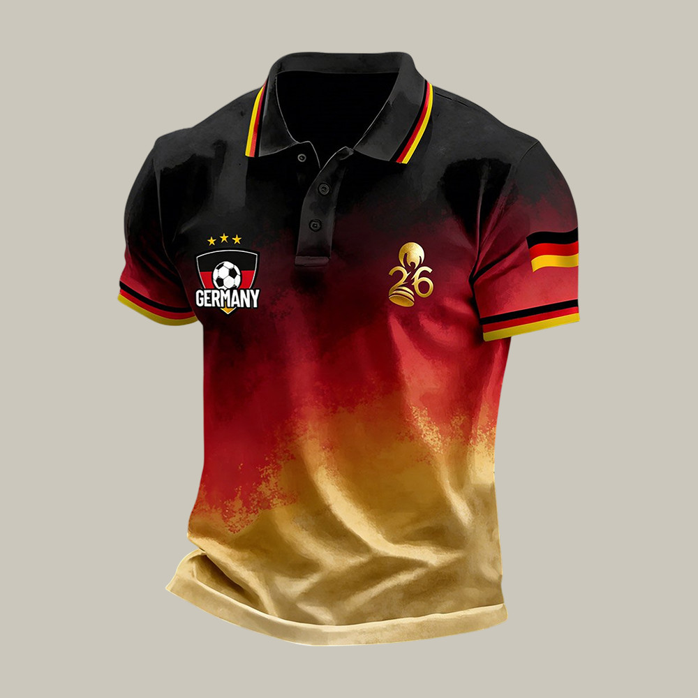 Germany 2026 FIFA World Cup Polo Shirt Game Day Shirt Soccer Lover Gift For Father's Day
