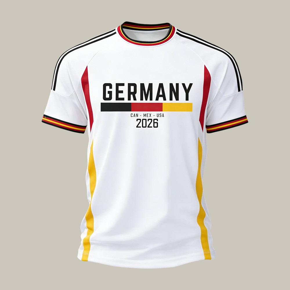Germany 2026 FIFA World Cup T-Shirt Soccer Fan Clothes Cool Gift For Husband