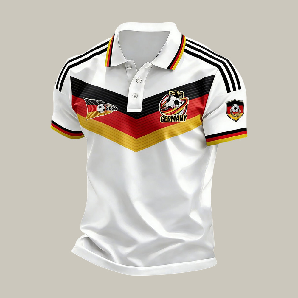 Germany FIFA World Cup 2026 Polo Shirt Game Day Shirt Cool Present For Coworkers
