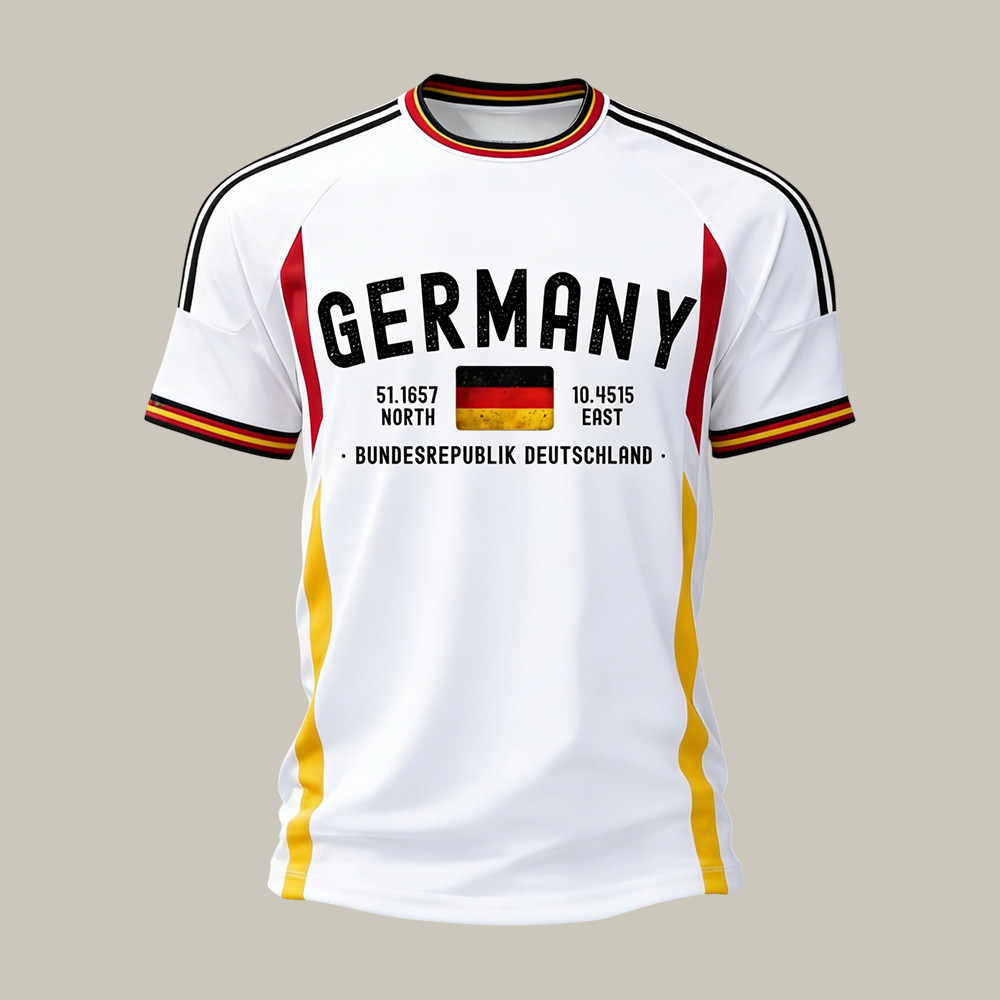 Germany FIFA World Cup 2026 T-Shirt Men's World Cup Shirt Soccer Lover Gifts