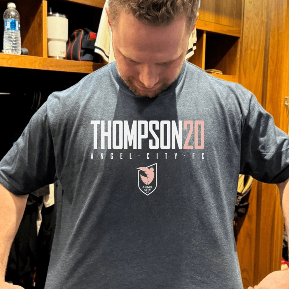 Gisele Thompson 20 Angel City FC T-Shirt Gisele Thompson Apparel Gifts For Football Lover