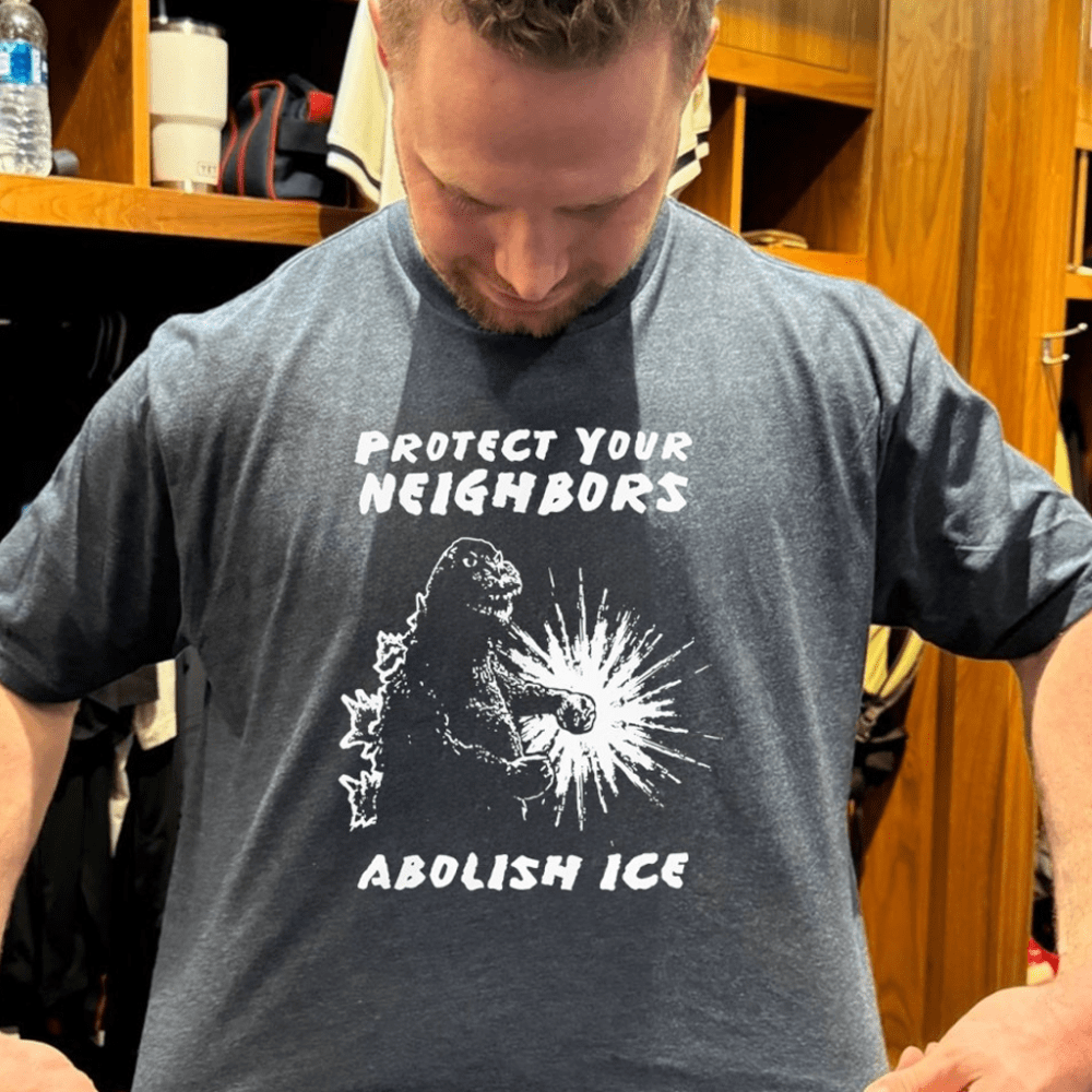 Godzilla Protect Your Neighbors Abolish ICE T-Shirt Birthday Ideas For Dad