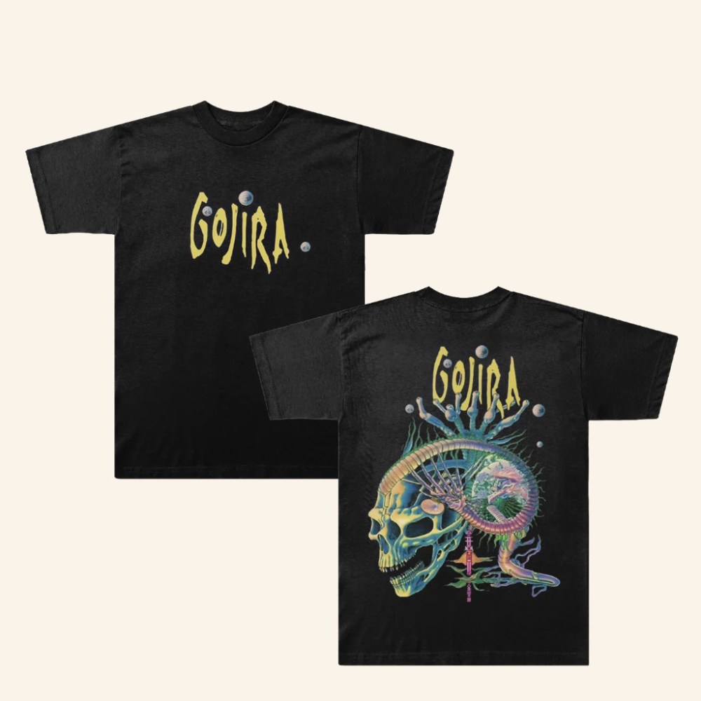 Gojira Merch Skull Anemone T-Shirt Unique Gift For Boyfriend