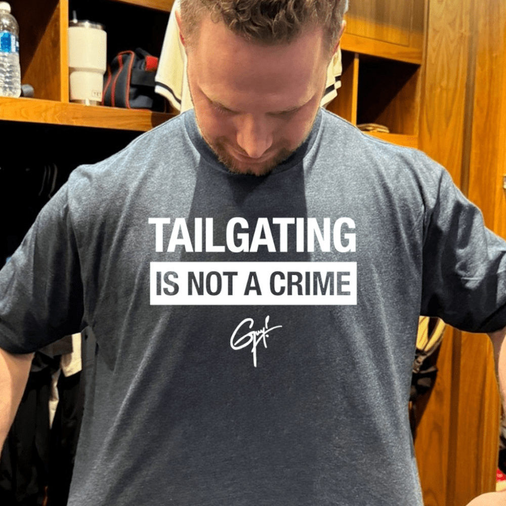 Guy Fieri Tailgating Is Not A Crime Signature Shirt Unique Birthday Gifts