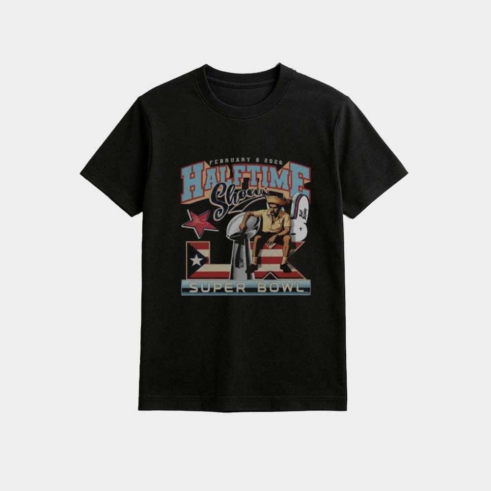 Halftime Show Bad Bunny Super Bowl 2026 Shirt Fan Merch Best Gifts For Father