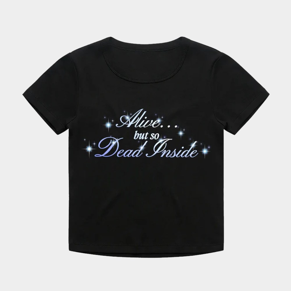Hannah Diamond Merch Fade Away Baby Tee Alive But So Dead Inside Shirt Gifts For Her