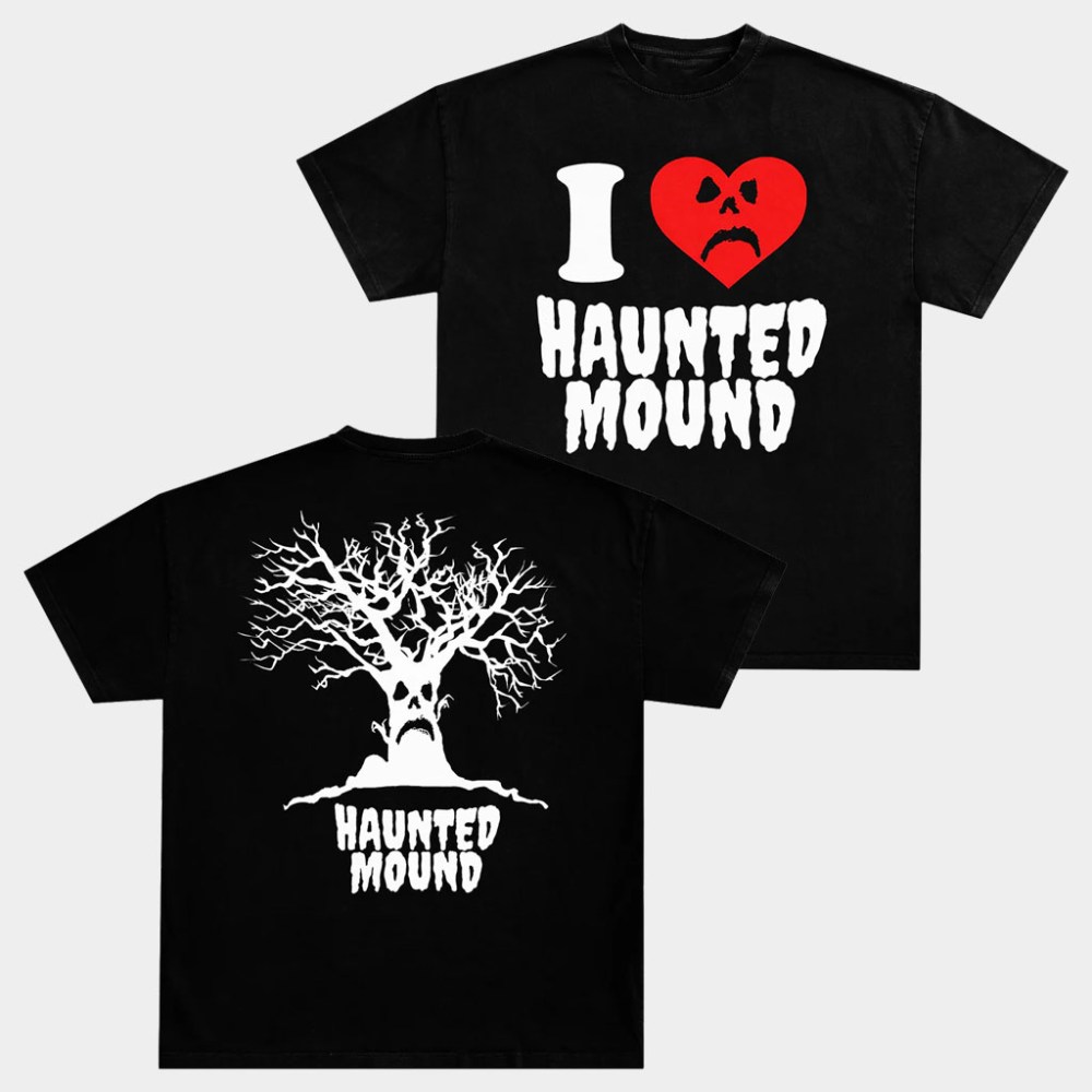 Haunted Mound Merch I Love Haunted Mound Shirt Presents For Rap Fans