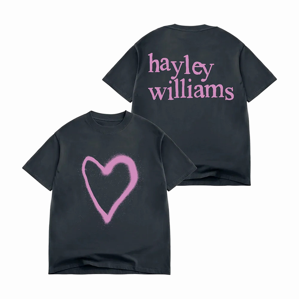 Hayley Williams Ego Death At A Bachelorette Party Merch Heart Paint T-Shirt Gift For Music Lovers