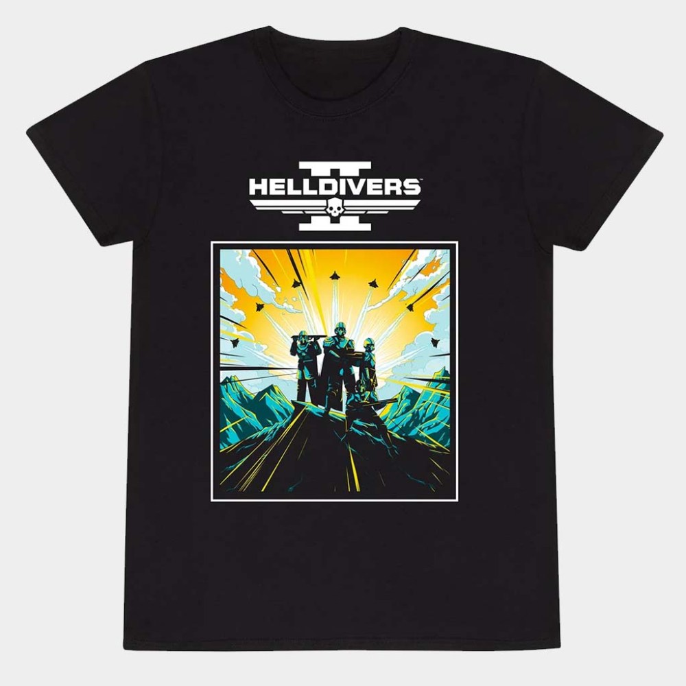 Helldivers 2 Merch Art And Logo T-Shirt Helldivers Shirt Gift Ideas For Son