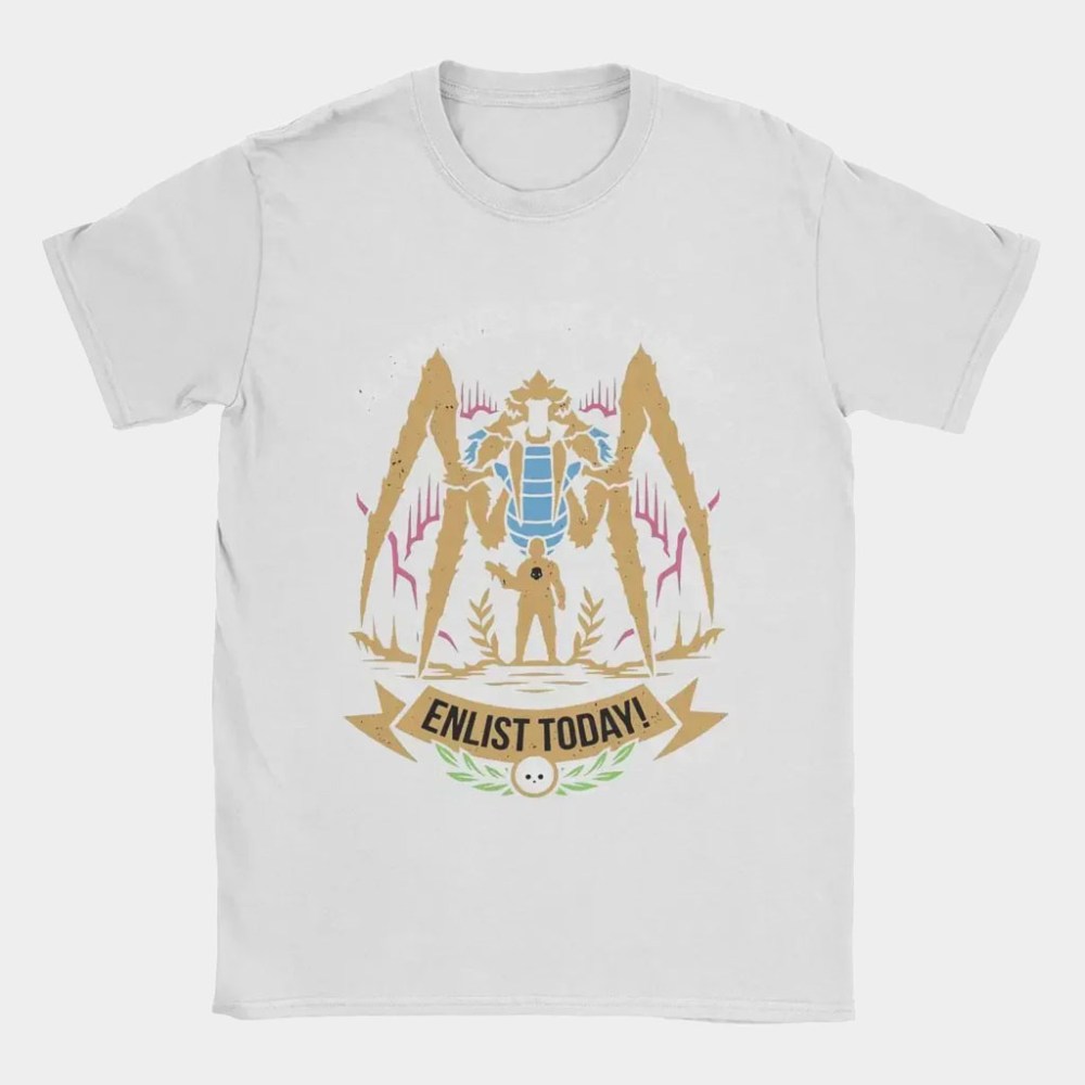 Helldivers Merch 2026 Alien Bugs T-Shirt Unique Gifts For Video Game Lovers