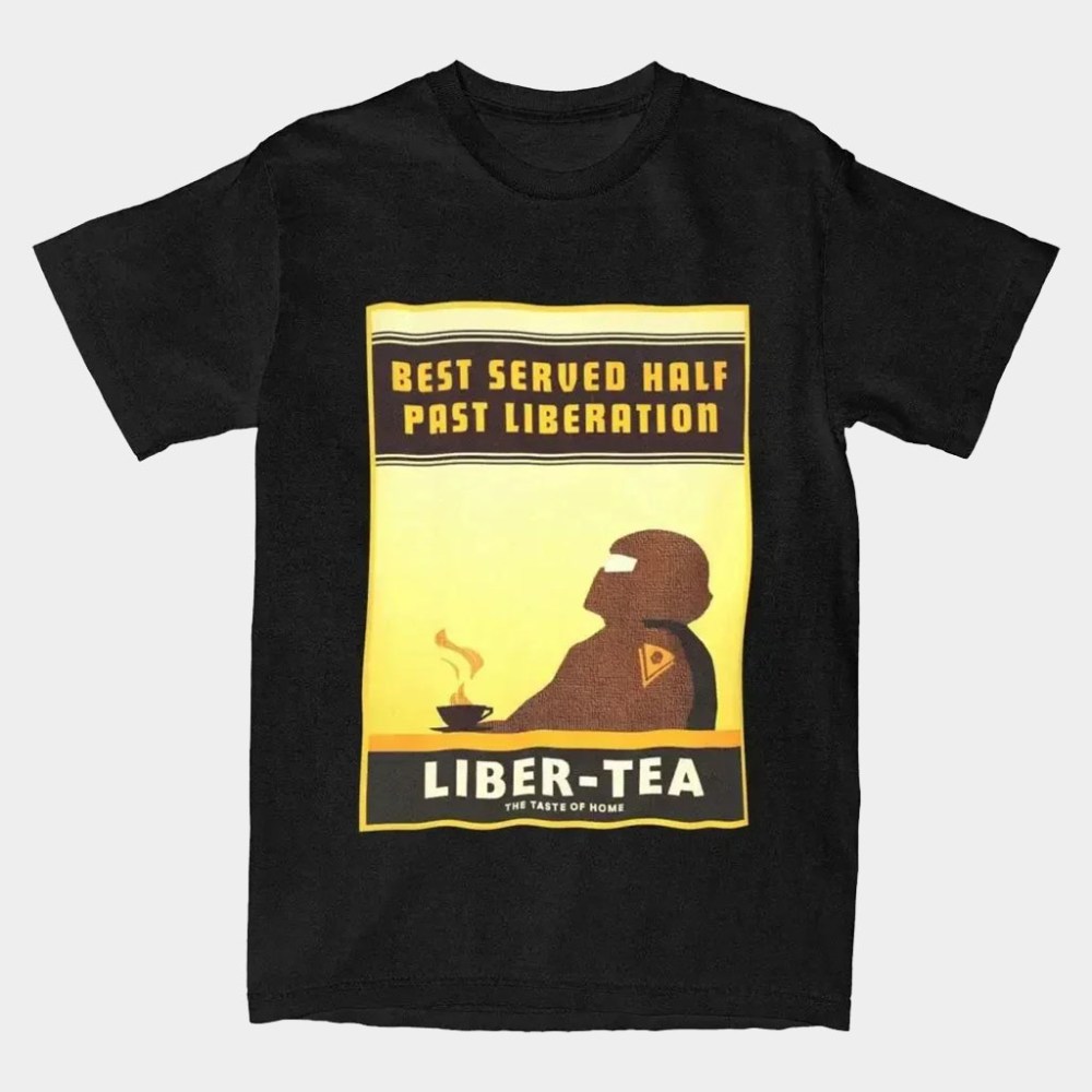 Helldivers Merch 2026 Liber Tea Shirt Helldivers T-Shirt Gifts For Video Game Lovers