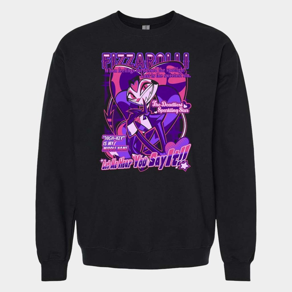 Helluva Boss Merch Fizz Crewneck From Helluva Boss With Love Sweatshirt Gift For Friends