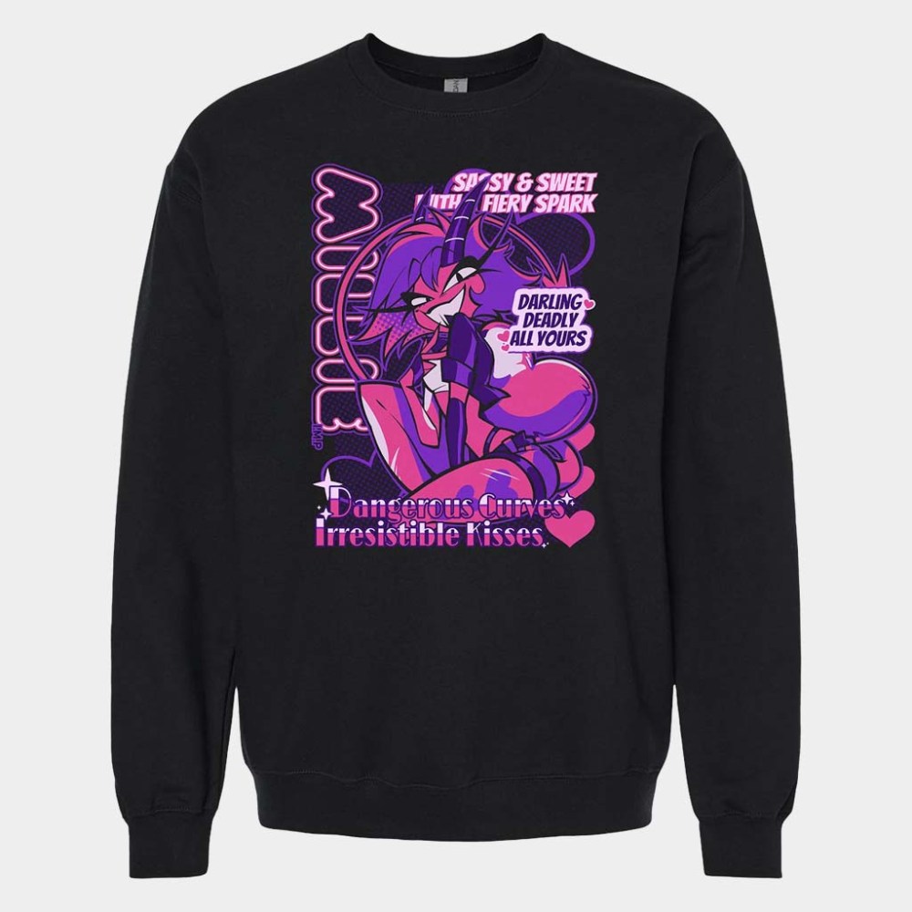 Helluva Boss Merch Millie Crewneck From Helluva Boss With Love Sweatshirt Gift For Besties
