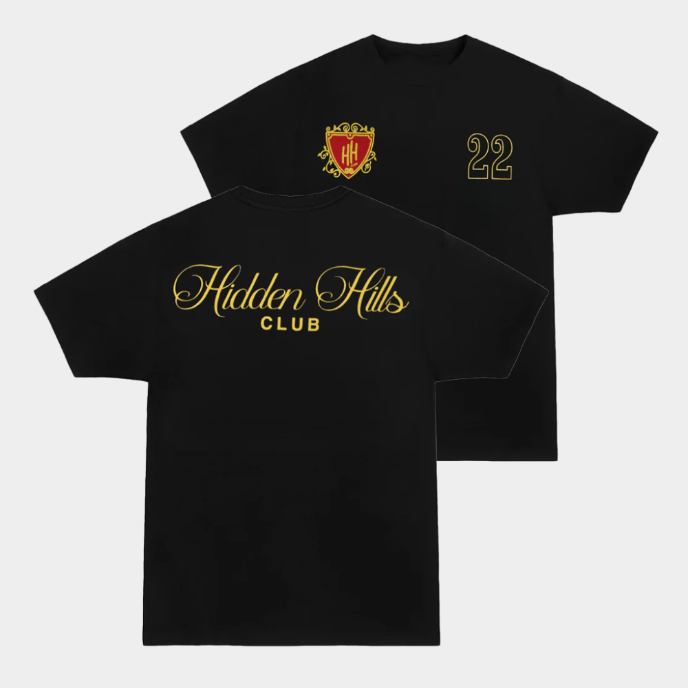 Hidden Hills Club Merch Crest T-Shirt Hidden Hills Club Shirt Birthday Gift For Him