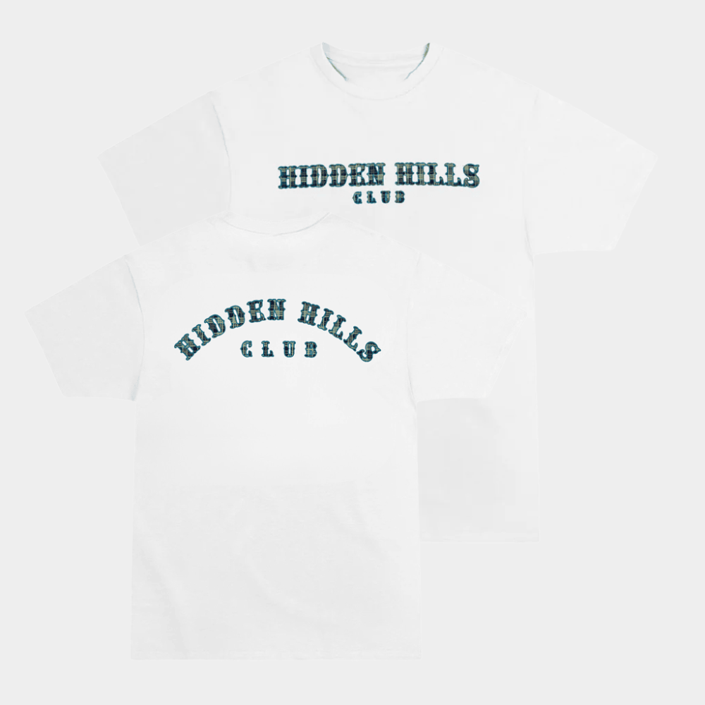 Hidden Hills Club Merch Hidden Hills Club T-Shirt White Birthday Present For Him