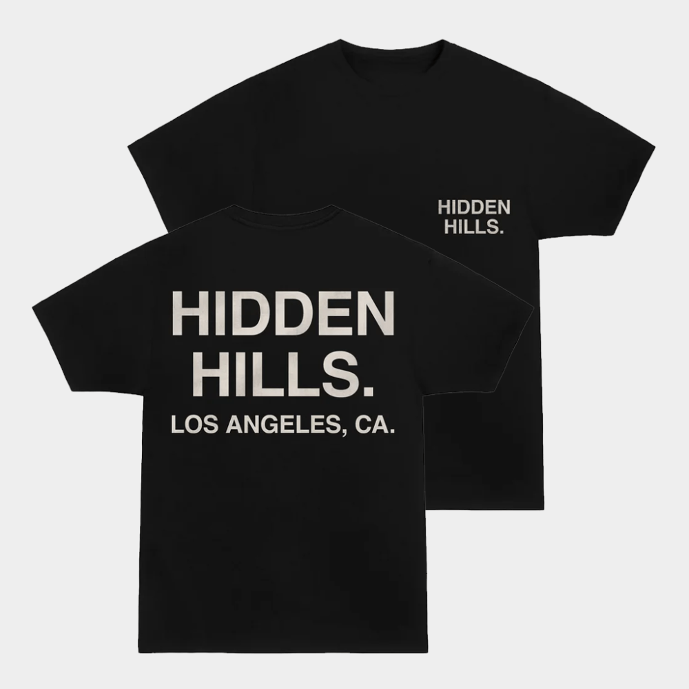 Hidden Hills Club Merch Hidden Hills Los Angeles CA T-Shirt Gifts For Husband