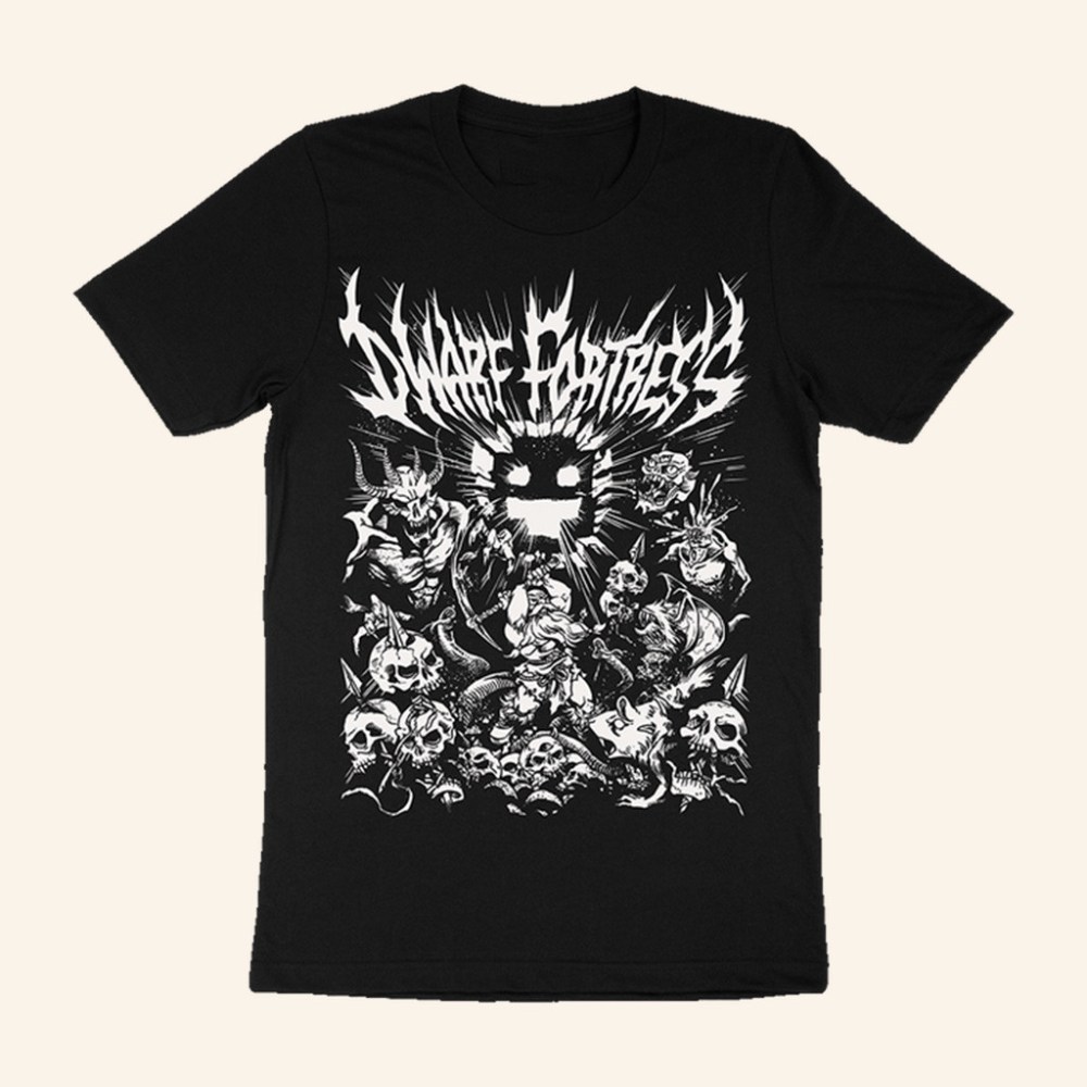 Homestar Runner Merch Losing Is Metal Shirt Dwarf Fortress T-Shirt Gift Ideas For Dad