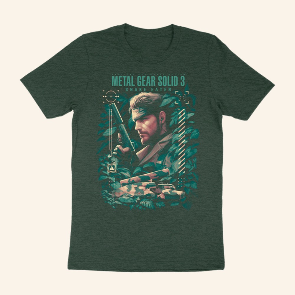 Homestar Runner Merch Snake Eater T-Shirt Metal Gear Solid Shirt Gifts For Brither