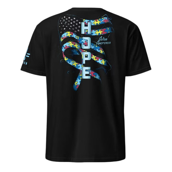 Hope Autism Awareness T-Shirt Special Education Teacher Clothing Gift For Supporter