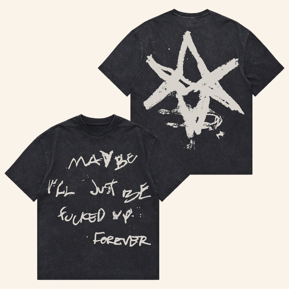 Horizon Supply Co Bring Me The Horizon Merch Fucked Up Forever Wash T-Shirt Gifts For Dudes