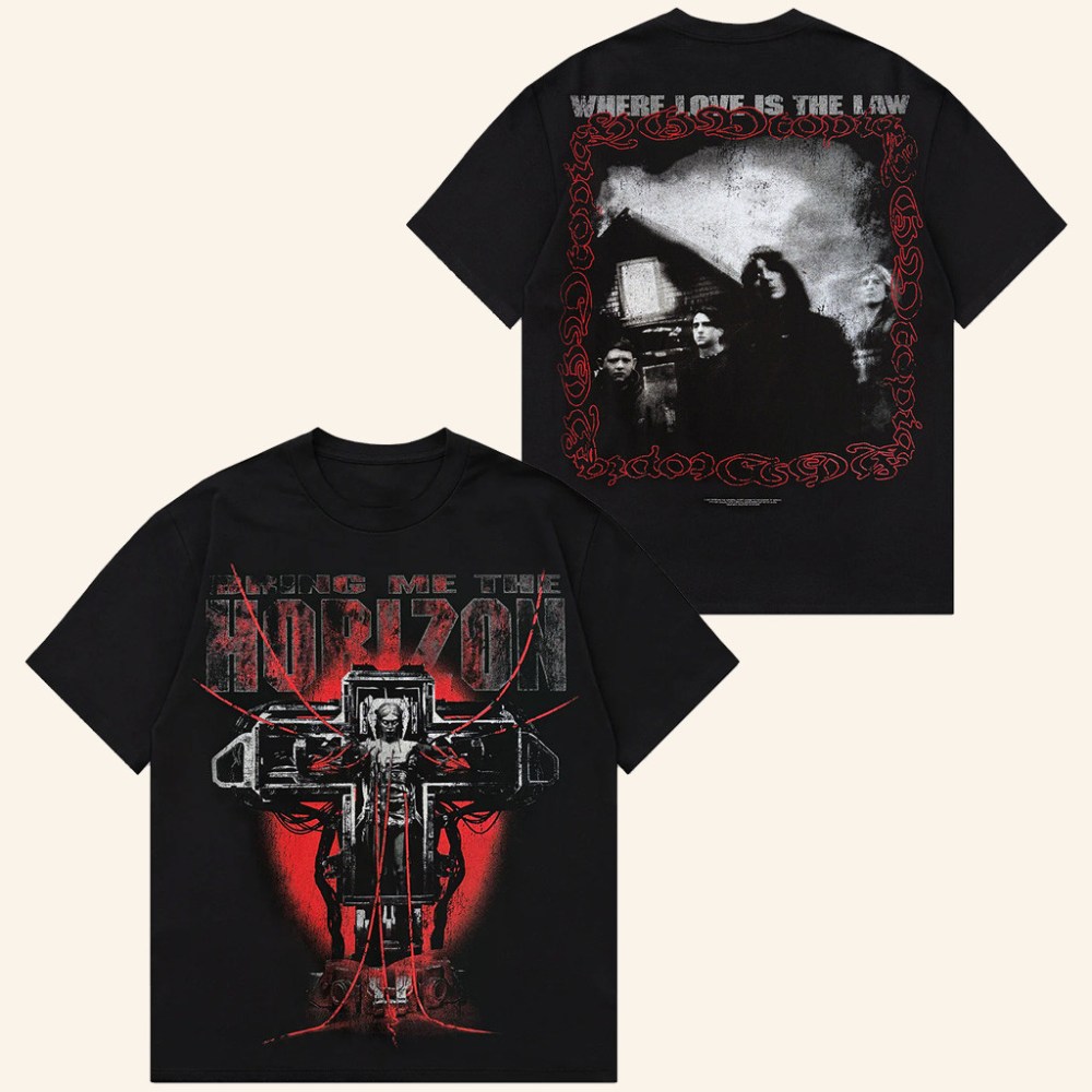 Horizon Supply Co Bring Me The Horizon Merch Love Is The Law T-Shirt Gifts For Him
