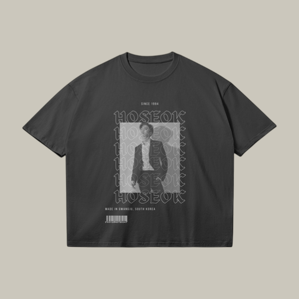 Hoseok Portrait Graphic T-Shirt BTS World Tour Arirang Clothes Unique Gift For Army