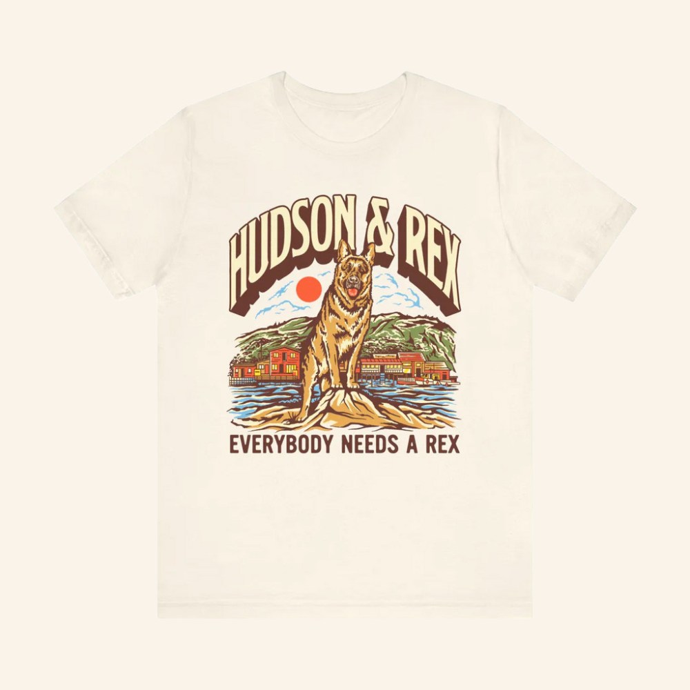 Hudson And Rex Merch Everybody Needs A Rex T-Shirt Christmas Presents For Boyfriend